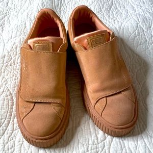 PUMA Ballet Pink Suede Leather Sneakers 🩰